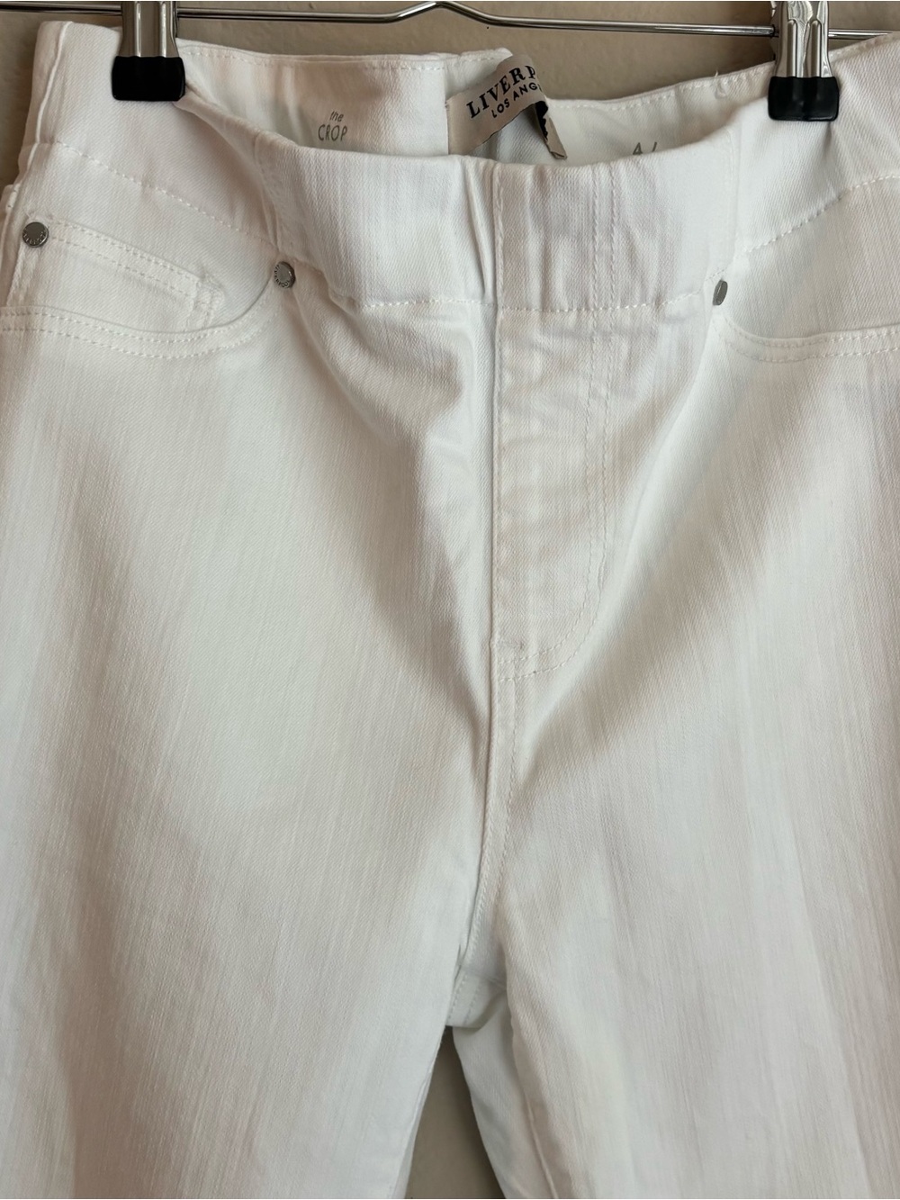 Liverpool Los Angeles The Keeper Boyfriend White Jeans Size 4 - Picture 5 of 7
